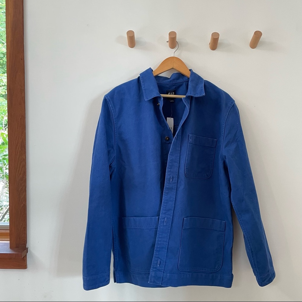 GAP Chore Jacket, Blue, Heavy Cotton/Canvas